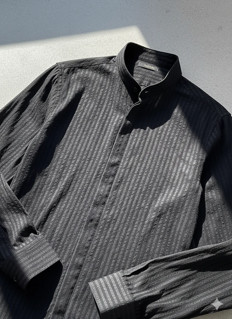 Celestia Ridge Mandarin Shirt - Image 7