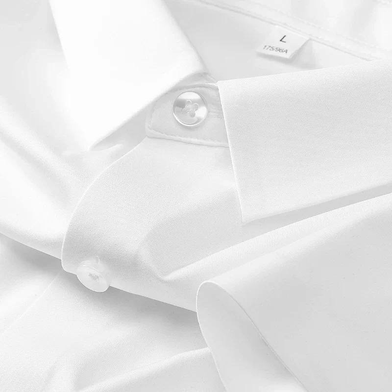 NoirSheen Luxe Satin Half Sleeve Shirt - Image 6