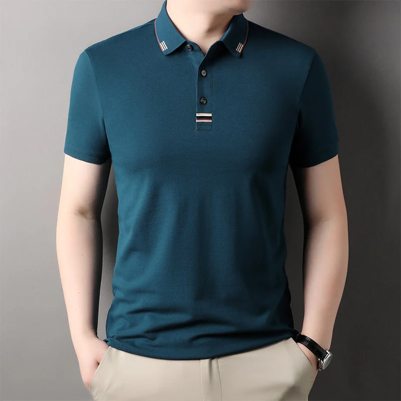 PrimeLine Accent Placket Polo - Image 3