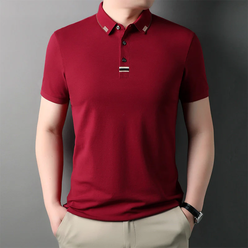 PrimeLine Accent Placket Polo - Image 4